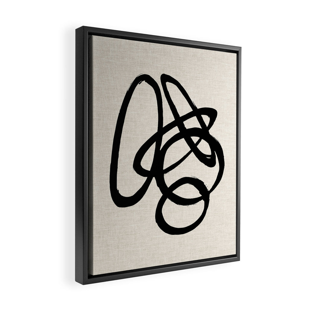 Converging Orbit Framed Canvas Print Gallery Image 2
