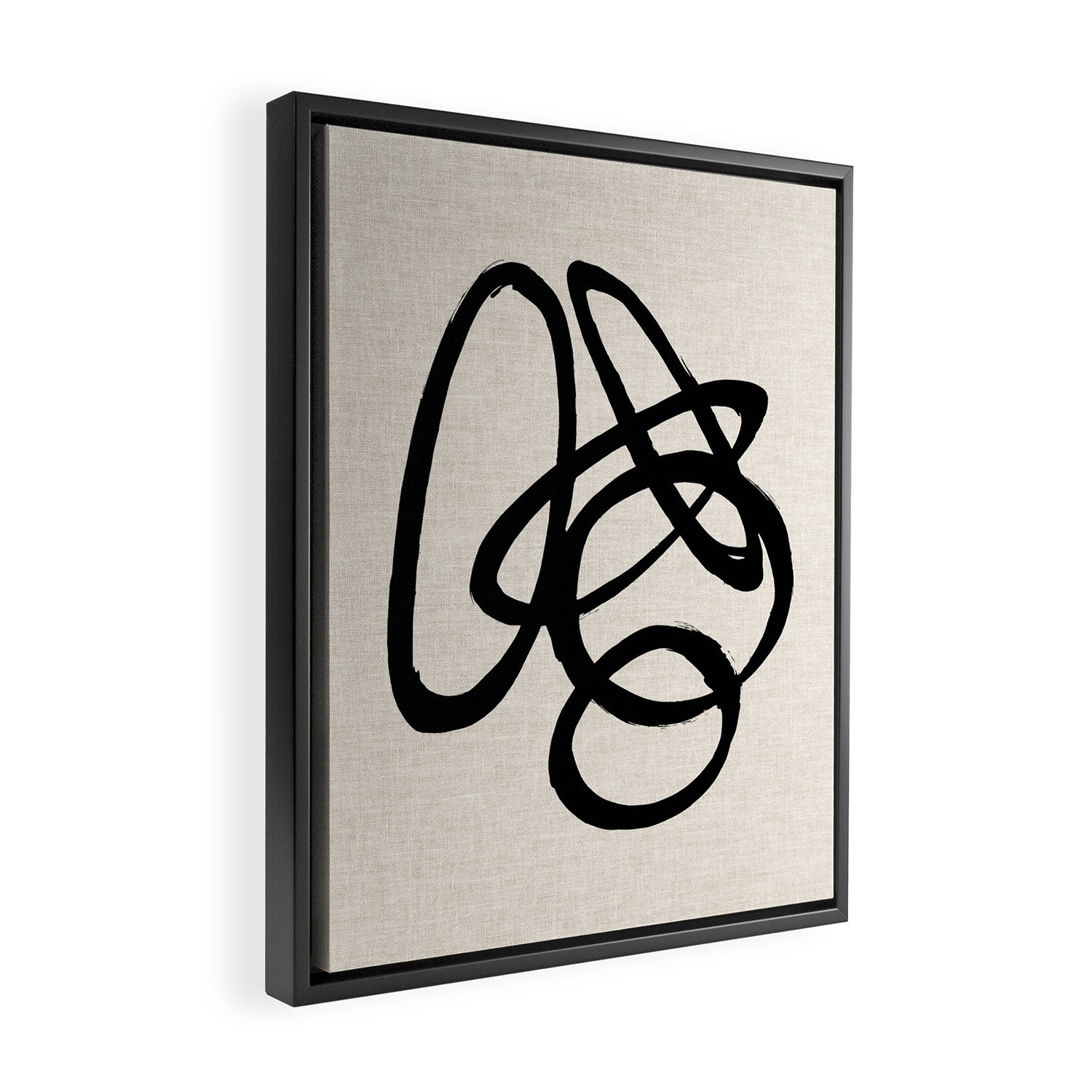 Converging Orbit Framed Canvas Print Gallery Image 2
