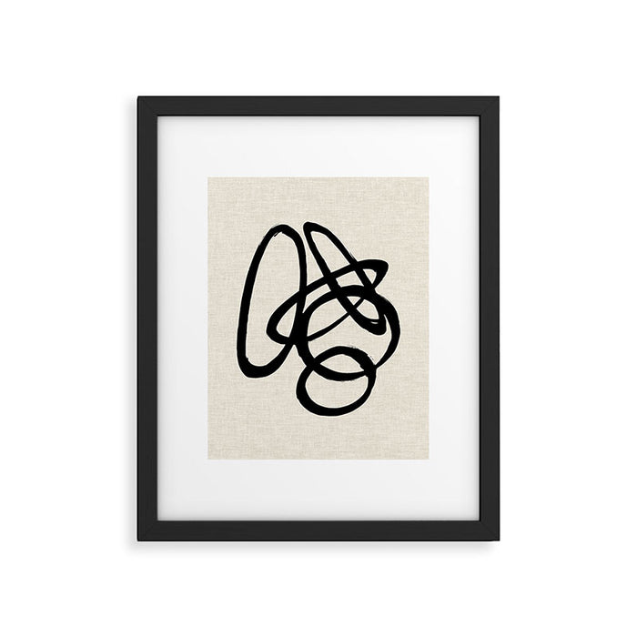 Converging Orbit Framed Art Print Gallery Image 1