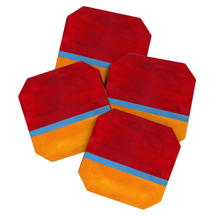 Corduroy Blue  Coaster Gallery Image 1