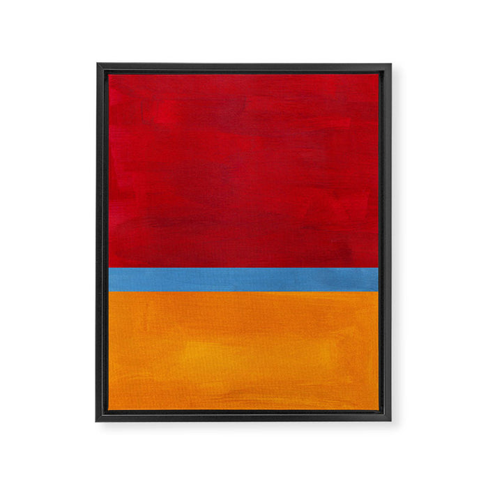 Corduroy Blue  Framed Canvas Print Gallery Image 1