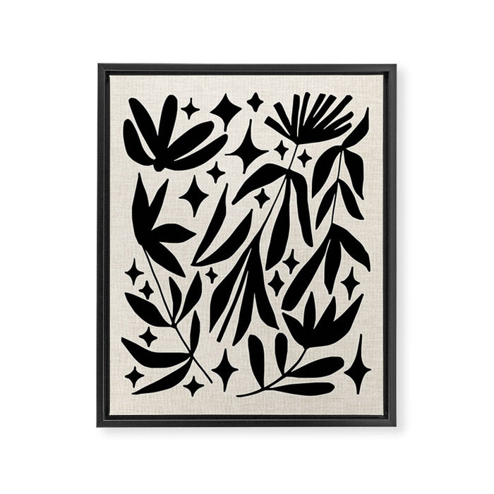 Cosmic Bloom Framed Canvas Print Gallery Image 1
