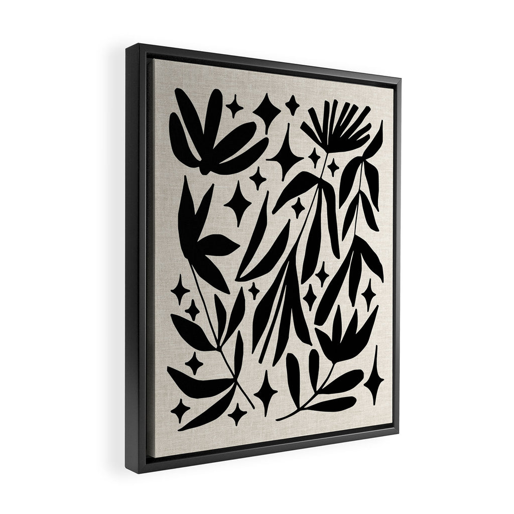 Cosmic Bloom Framed Canvas Print Gallery Image 2