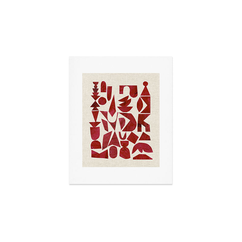 Crimson Ascend Art Print Gallery Image 1