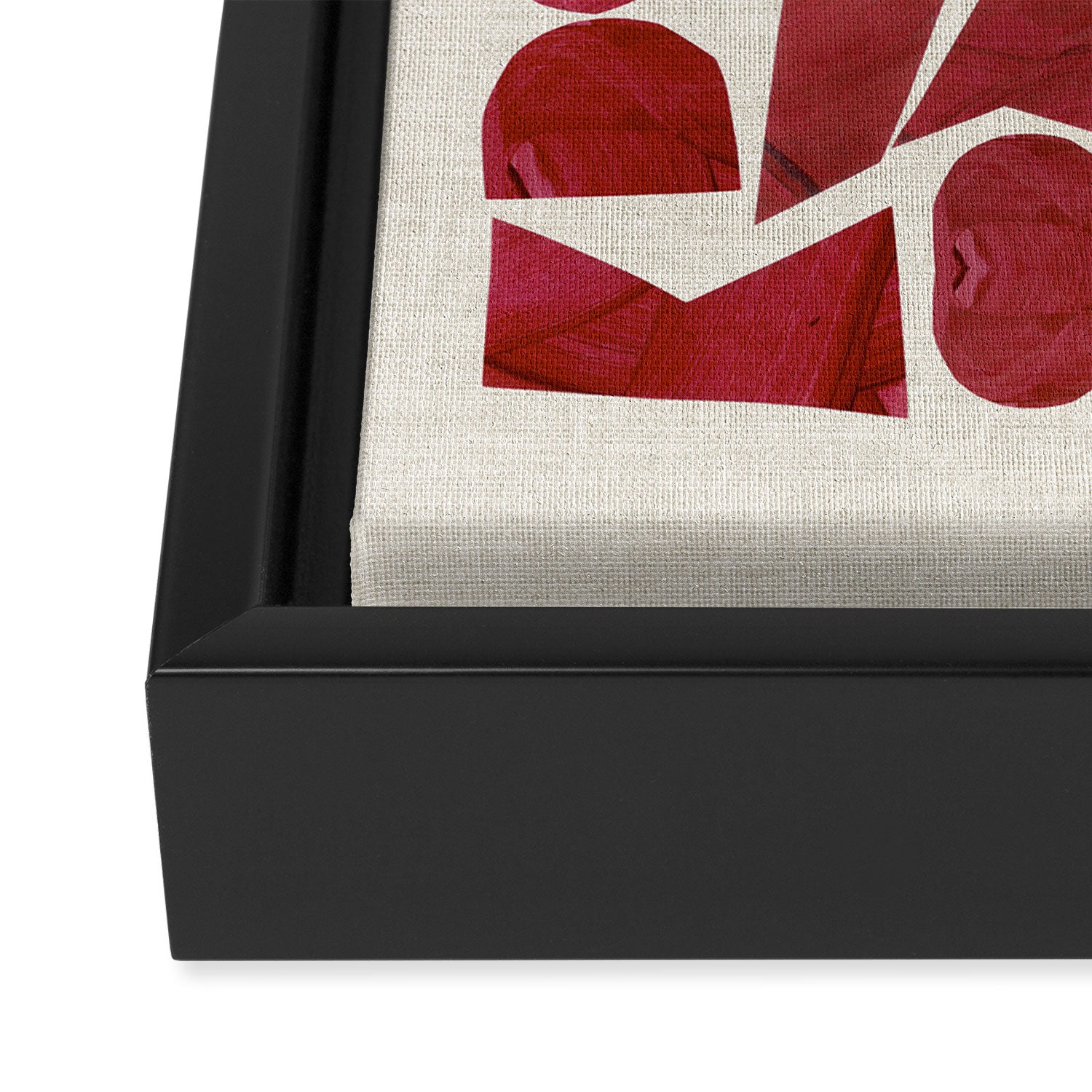 Crimson Ascend Framed Canvas Print Gallery Image 3