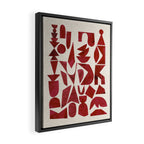 Crimson Ascend Framed Canvas Print Gallery Image 2