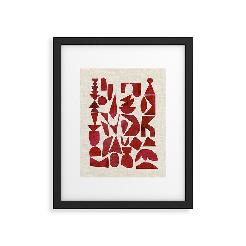 Crimson Ascend Framed Art Print Gallery Image 5