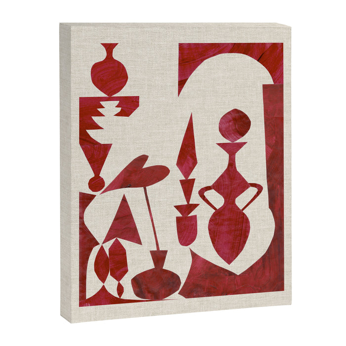 CRIMSON CABINET Canvas Print Gallery Image 1