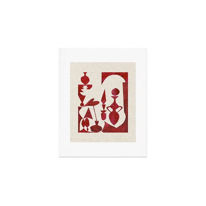 CRIMSON CABINET Art Print Gallery Image 1
