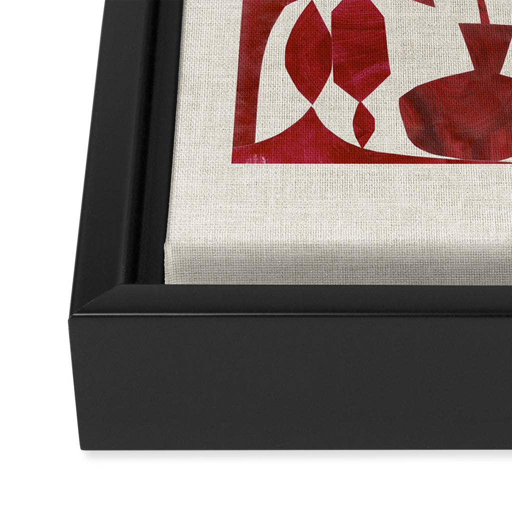 CRIMSON CABINET Framed Canvas Print Gallery Image 3