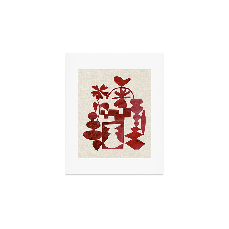Crimson Diamond Art Print Gallery Image 1