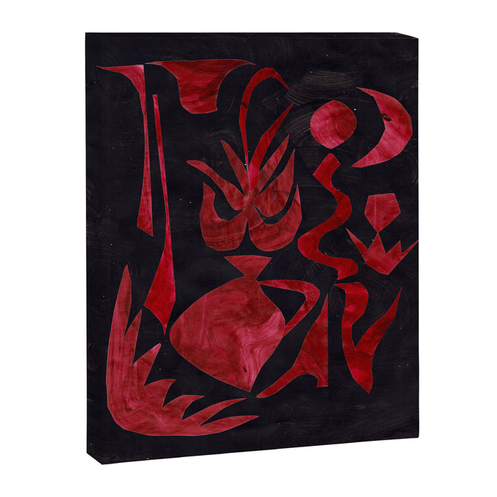 Crimson Dream In Black Canvas Print Gallery Image 1
