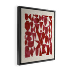 CRIMSON RUBY Framed Canvas Print Gallery Image 2