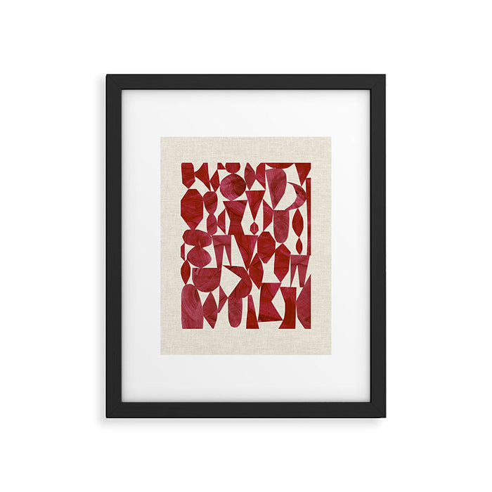 CRIMSON RUBY Framed Art Print Gallery Image 1