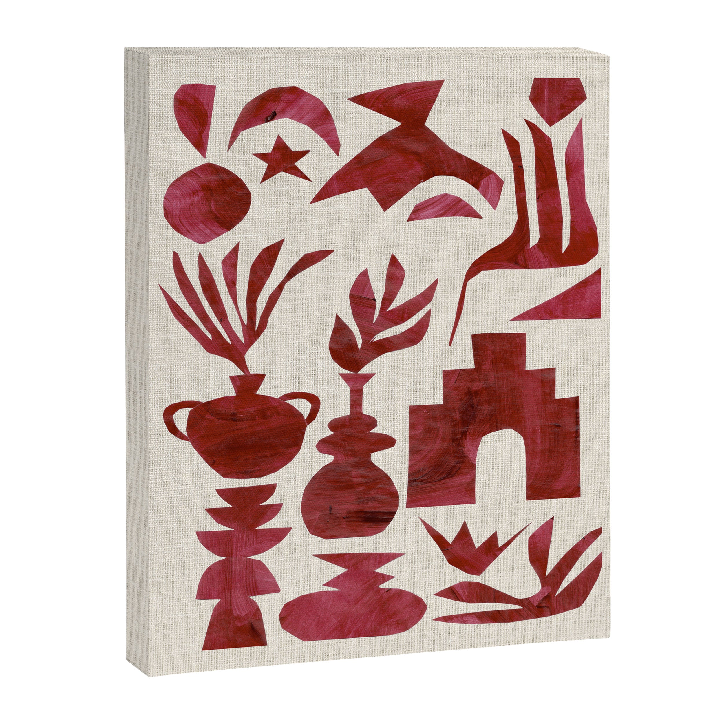 Crimson Village Canvas Print Gallery Image 6