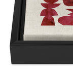 Crimson Village Framed Canvas Print Gallery Image 3