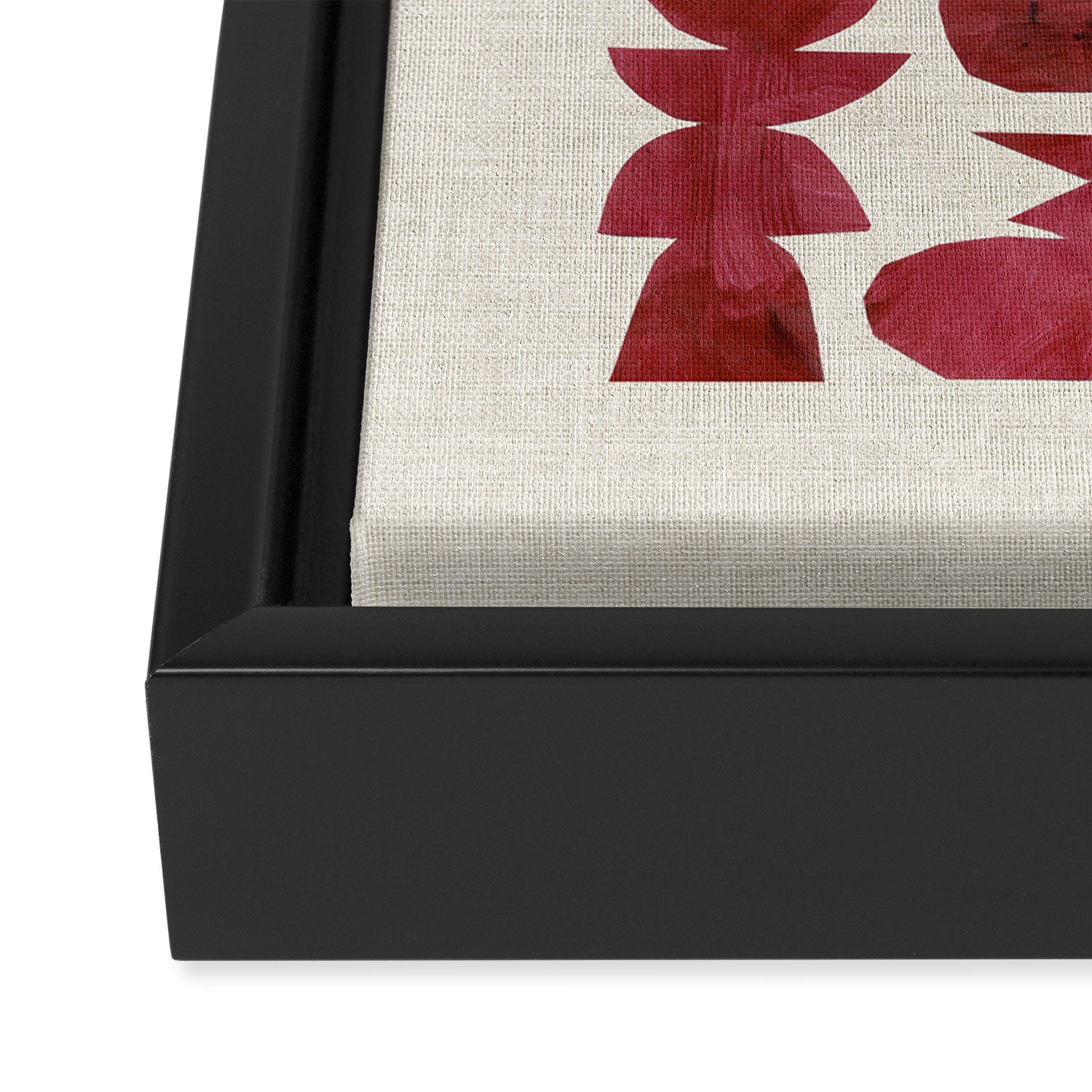 Crimson Village Framed Canvas Print Gallery Image 3
