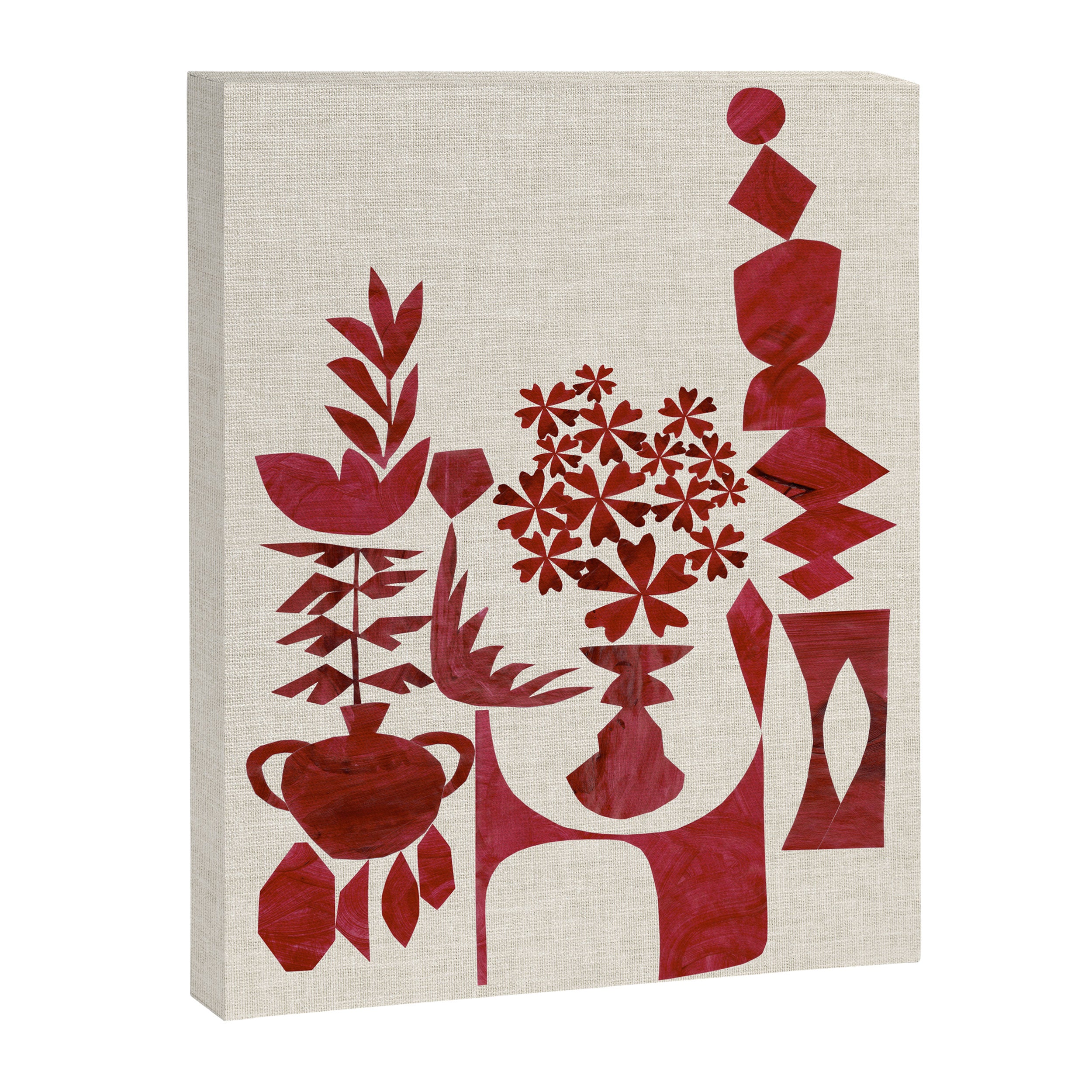 Crimson Window Sill Canvas Print Gallery Image 6