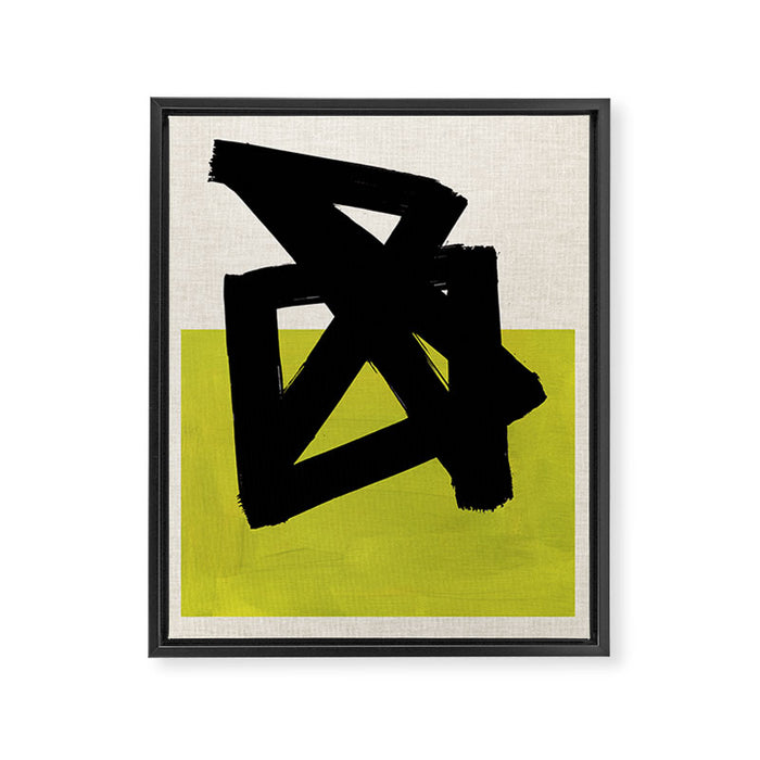 Cut Lime Framed Canvas Print Gallery Image 1