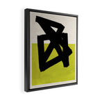 Cut Lime Framed Canvas Print Gallery Image 2