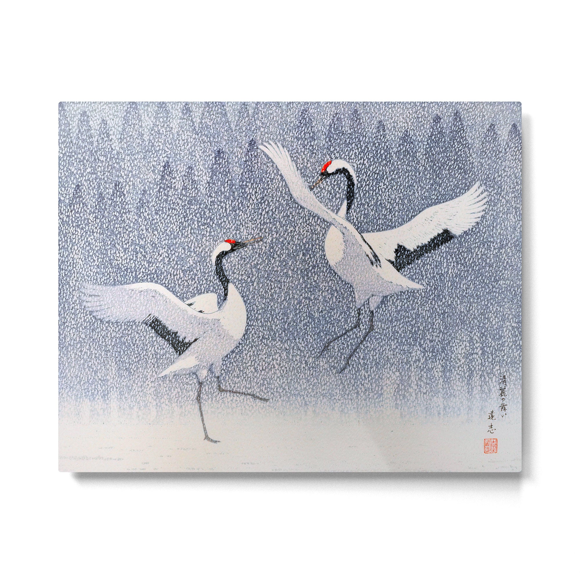 Dance of Eternal Love Antique Japanese Woodblock Print  Metal Print Gallery Image 4