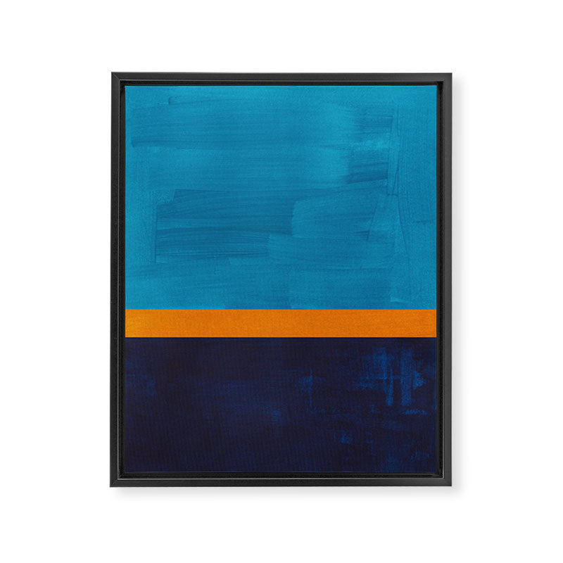 Deep Blue Sea Sun  Framed Canvas Print Gallery Image 6