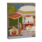 Dhanasri Ragini Antique Indian Painted Illustration Princess Pavilion Canvas Print Gallery Image 6