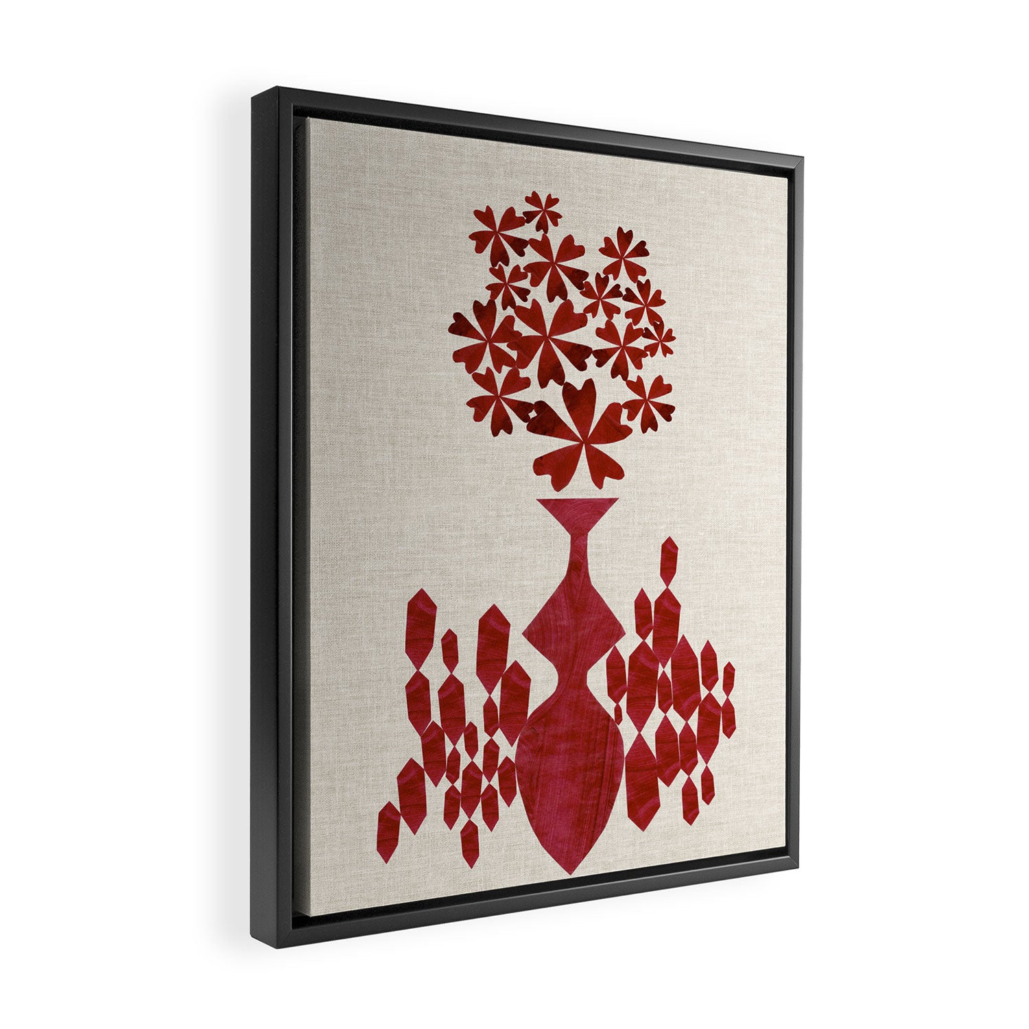 Diamond Blossom Framed Canvas Print Gallery Image 2