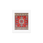Diamond Eyes Kazak Persian Handmade Rug Art Print Gallery Image 1