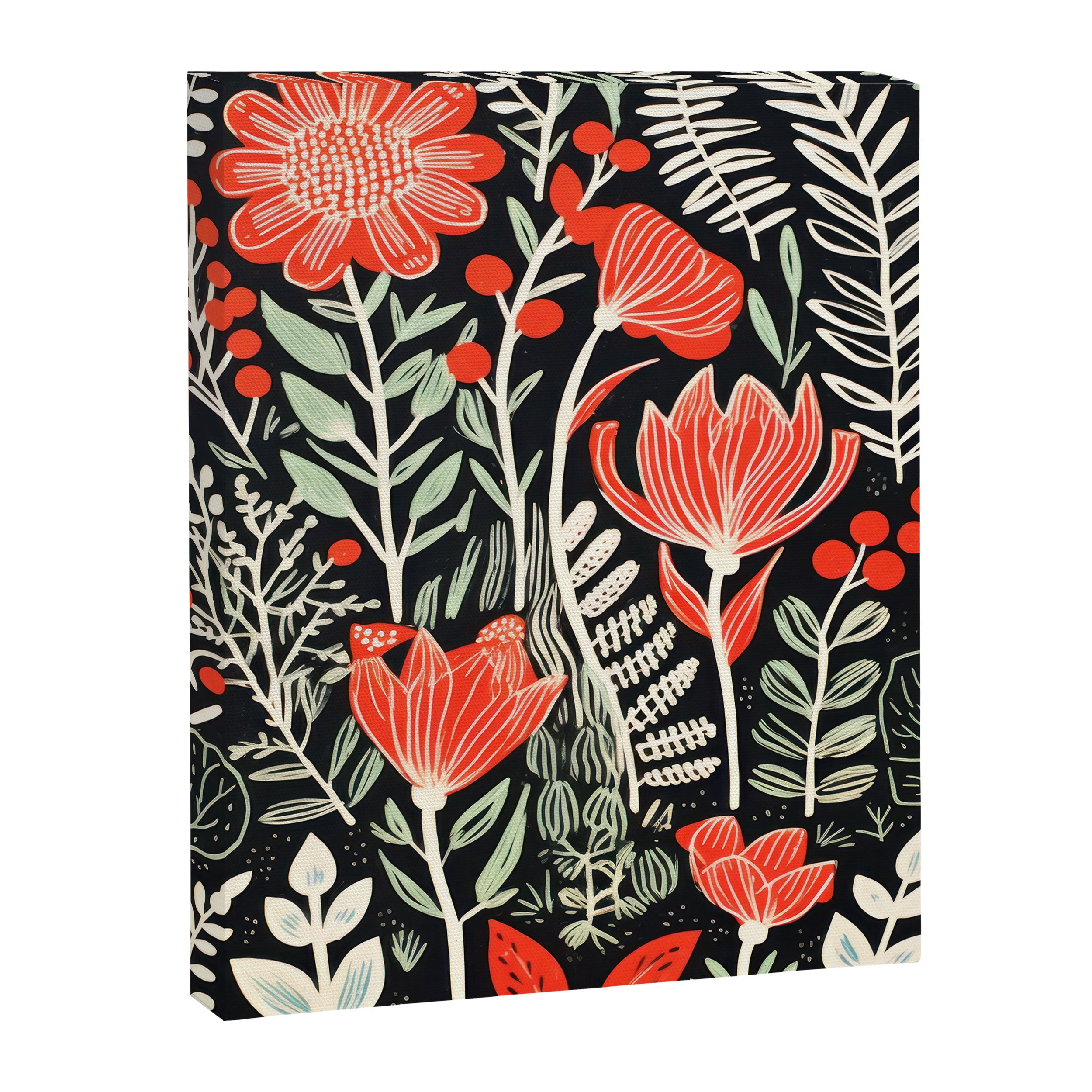 Doodle Diary Flowers Canvas Print Gallery Image 6