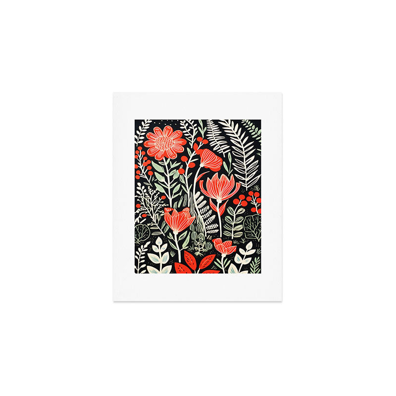Doodle Diary Flowers Art Print Gallery Image 1