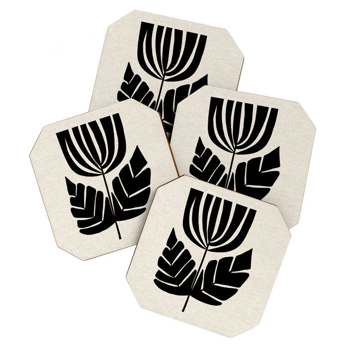 Double Leaf Bell Bloom Coaster Gallery Image 1