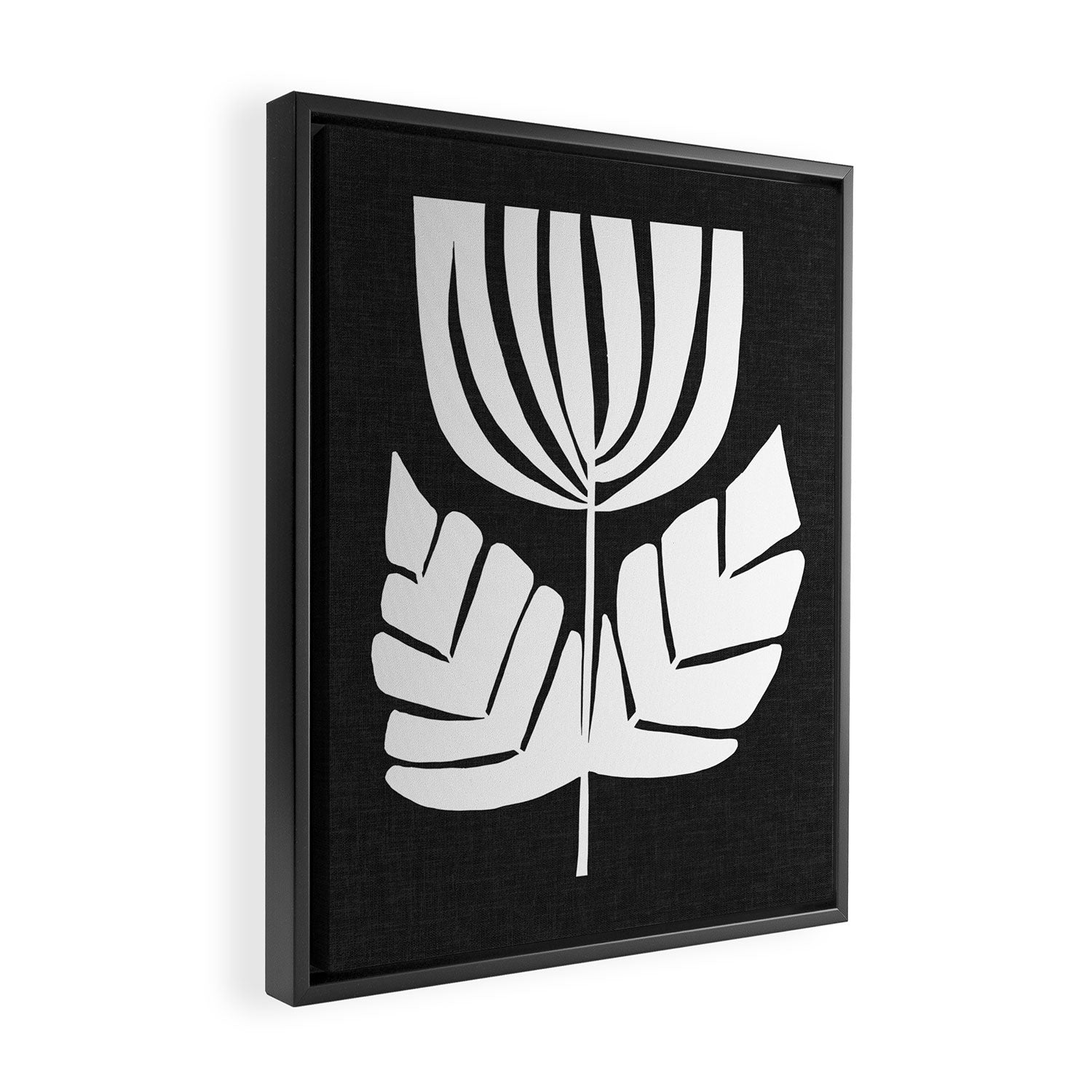 Double Leaf Bell Bloom ii Framed Canvas Print Gallery Image 2