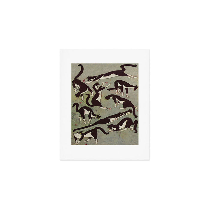 Edited magazine cover - The Lone hand - 1909 Cat Playing With Mouse Vintage Pattern Art Print Gallery Image 1