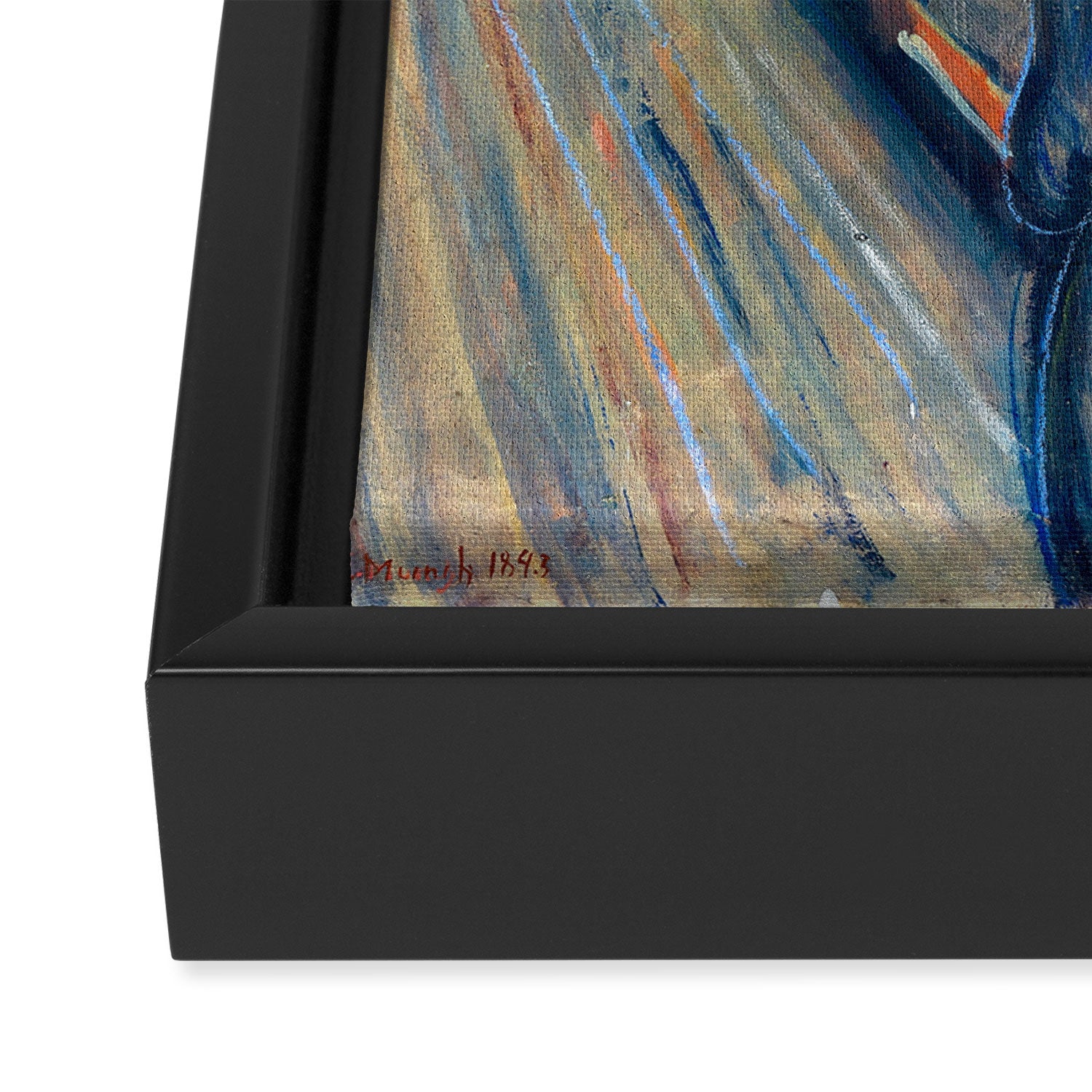 Edvard Munch The Scream Framed Canvas Print Gallery Image 3