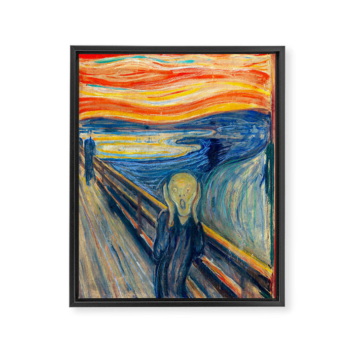 Edvard Munch The Scream Framed Canvas Print Gallery Image 1