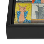Eight Shadow Figures Utagawa Hiroshige Japanese Woodblock Print  Framed Canvas Print Gallery Image 3