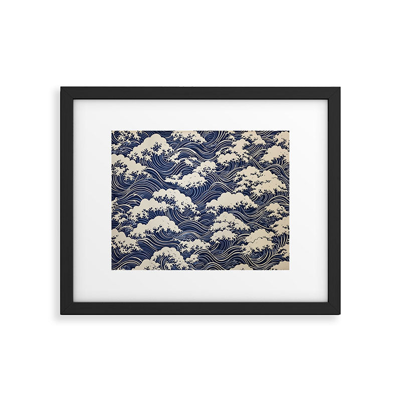Endless Kanagawa Waves Framed Art Print Gallery Image 5