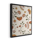 Exotic Orange Chinoiserie Framed Canvas Print Gallery Image 2
