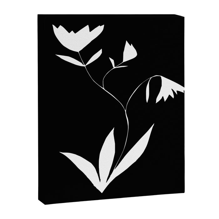 Fading Spring In Black  Canvas Print Gallery Image 1