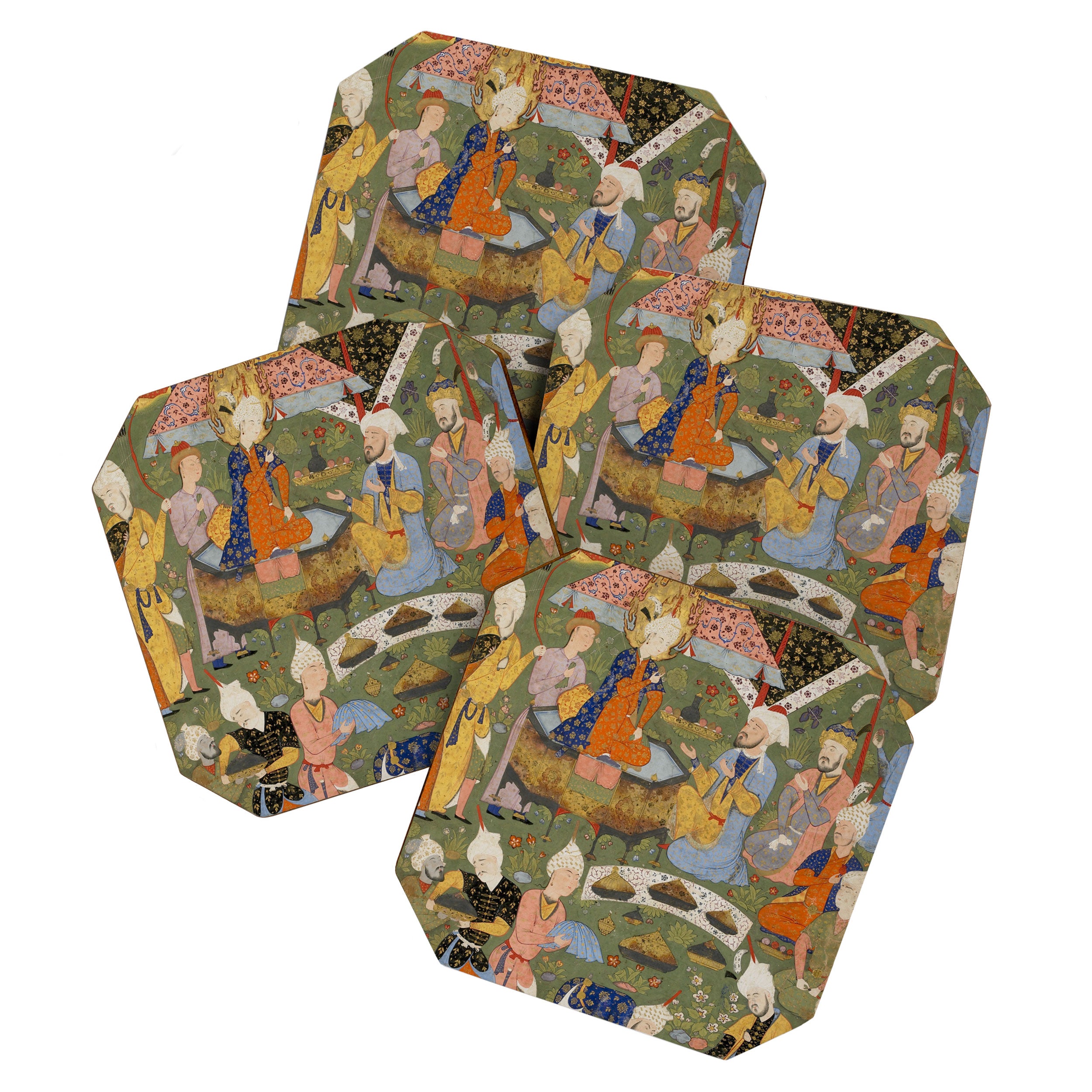 Falnama (Book of omens), Joseph Islamic Antique Art  Coaster Gallery Image 1