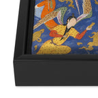 Falnama (Book of omens), The Night Journey (Miâraj) Framed Canvas Print Gallery Image 3