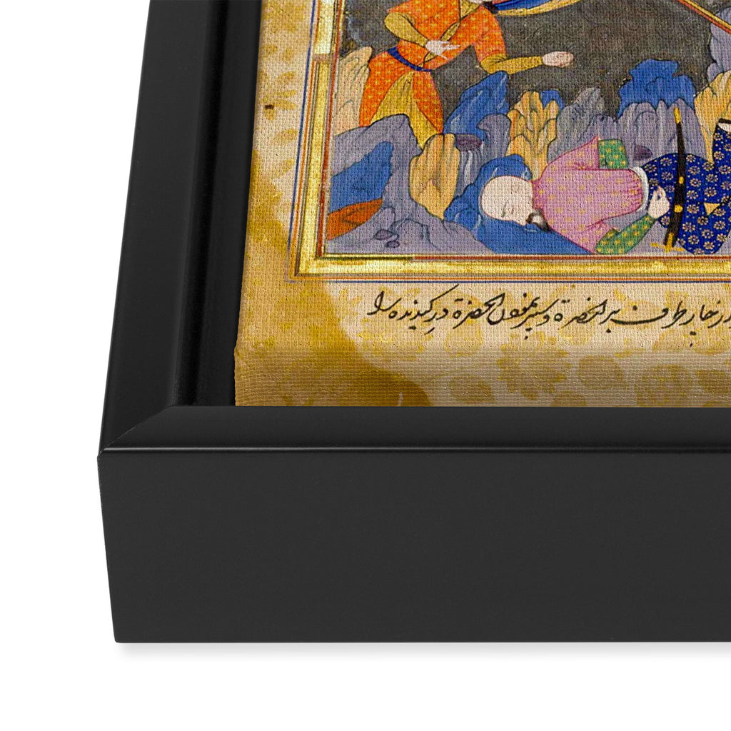Fighting at the gates of Khaybar Islamic Antique Art  Framed Canvas Print Gallery Image 3