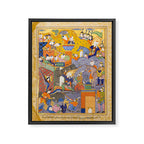 Fighting at the gates of Khaybar Islamic Antique Art  Framed Canvas Print Gallery Image 6