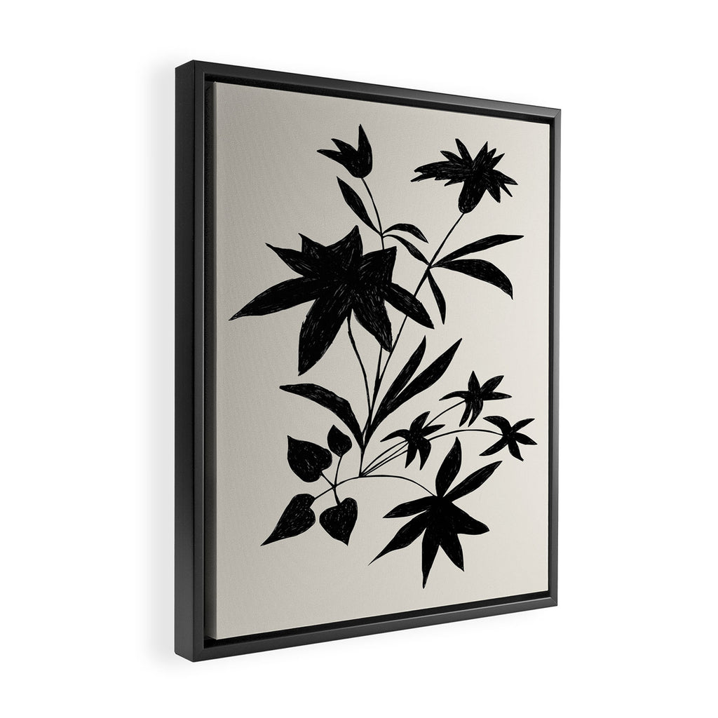 Fireworks Flowers  Framed Canvas Print Gallery Image 2