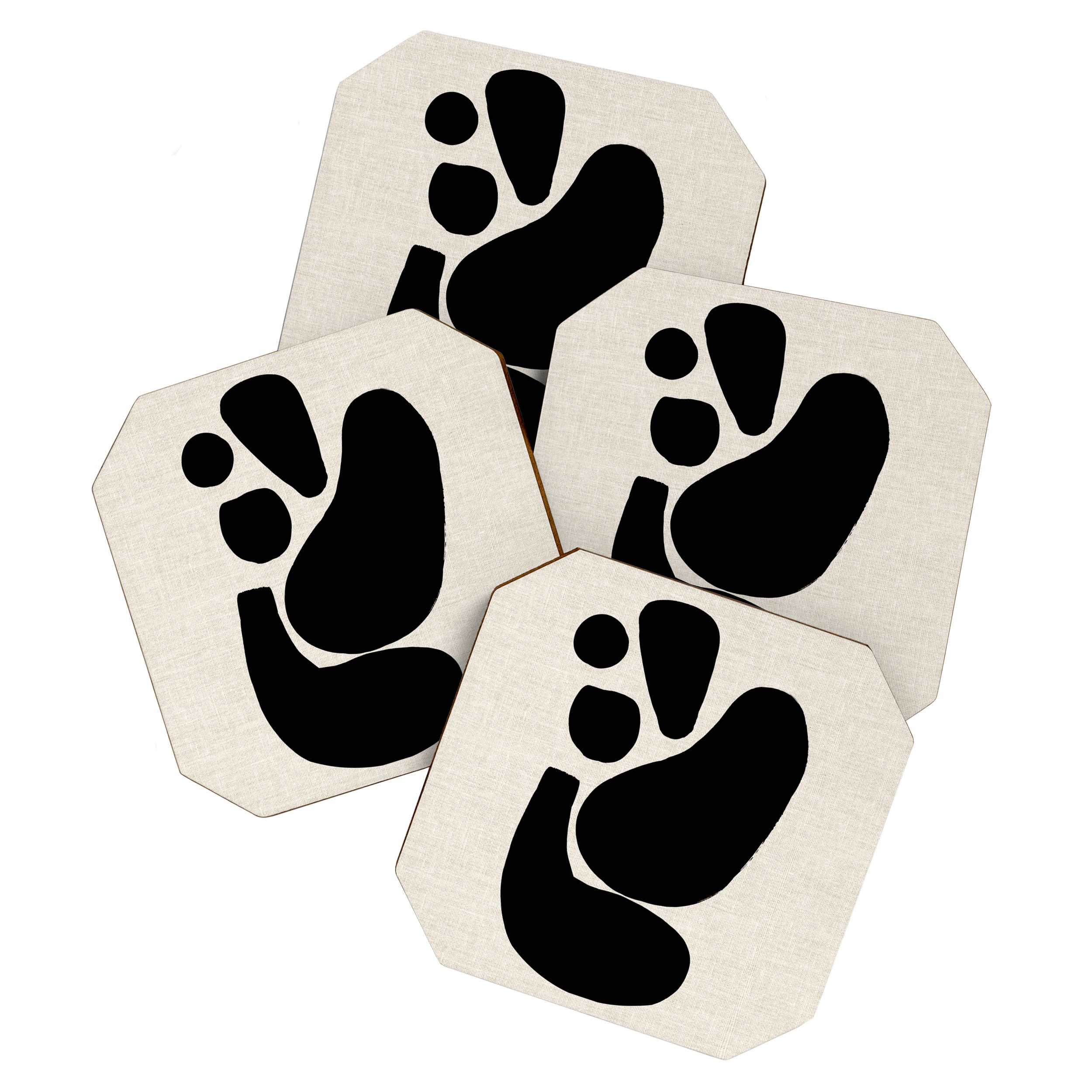 Footprints In Ink Coaster Gallery Image 1