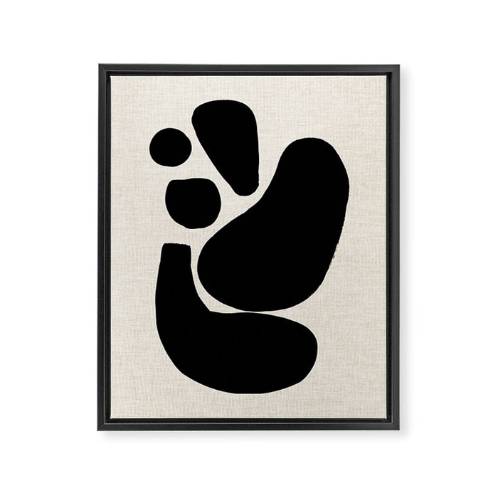 Footprints In Ink Framed Canvas Print Gallery Image 1