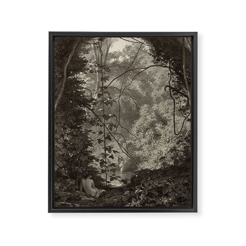 Forest Sirens Framed Canvas Print Gallery Image 6