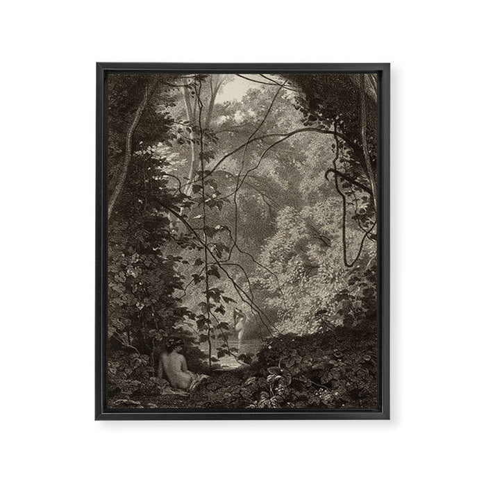 Forest Sirens Framed Canvas Print Gallery Image 1