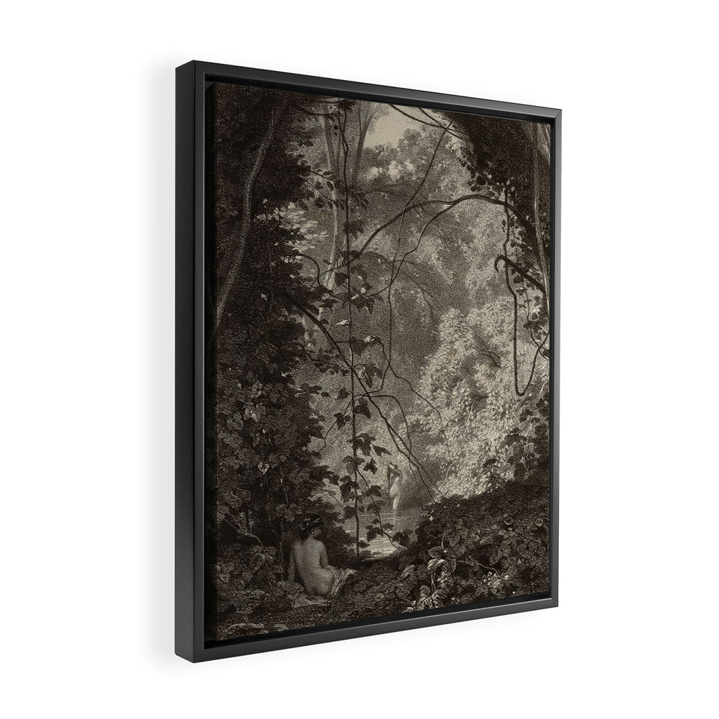 Forest Sirens Framed Canvas Print Gallery Image 2